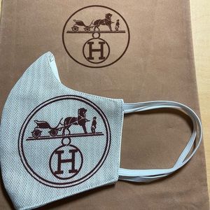 Face mask make out of authentic dust bags.